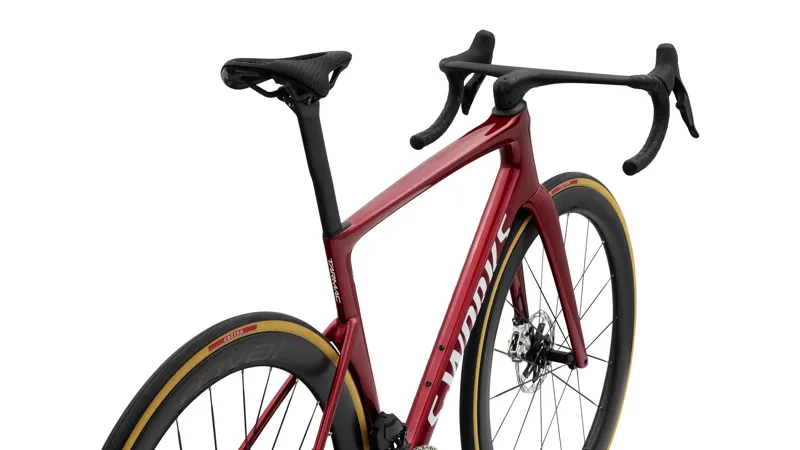 S-Works Tarmac SL9 - SRAM RED AXS - Gloss Ruby Metallic/White Silver Metallic - 2027 -3