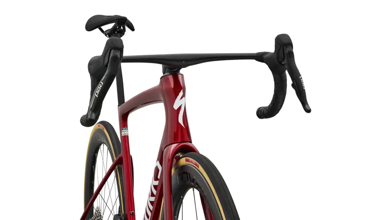 S-Works Tarmac SL9 - SRAM RED AXS - Gloss Ruby Metallic/White Silver Metallic - 2027 -4