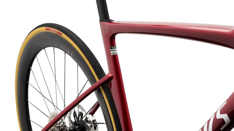 S-Works Tarmac SL9 - SRAM RED AXS - Gloss Ruby Metallic/White Silver Metallic - 2027 -5