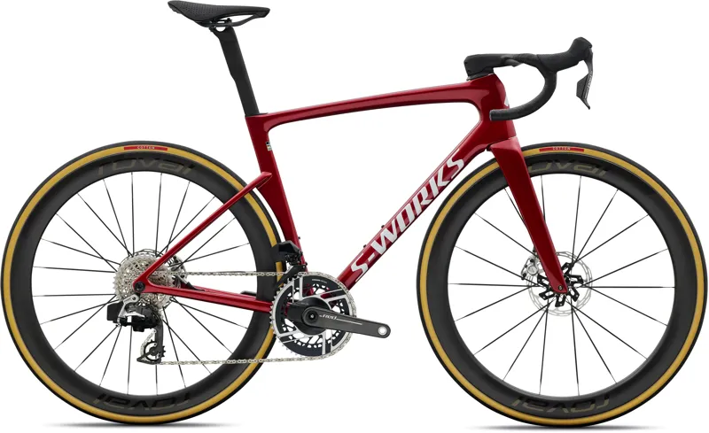 S-Works Tarmac SL9 - SRAM RED AXS - Gloss Ruby Metallic/White Silver Metallic - 2027 