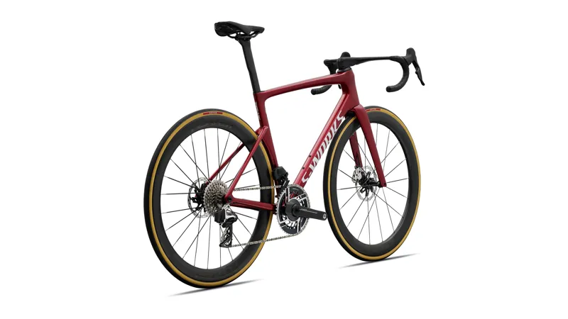 S-Works Tarmac SL9 - SRAM RED AXS - Gloss Ruby Metallic/White Silver Metallic - 2027 -2