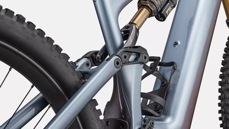 Specialized Turbo Levo S-Works Gen 4 Full Suspension Electric Mountain Bike - Gloss Glacial Metalic -4