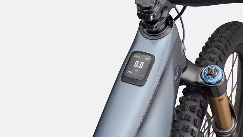 Specialized Turbo Levo S-Works Gen 4 Full Suspension Electric Mountain Bike - Gloss Glacial Metalic -3