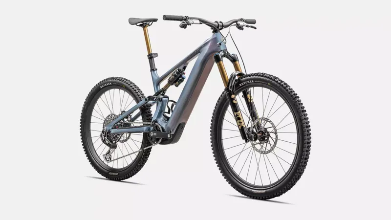 Specialized Turbo Levo S-Works Gen 4 Full Suspension Electric Mountain Bike - Gloss Glacial Metalic -2