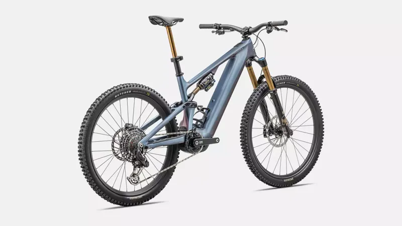 Specialized Turbo Levo S-Works Gen 4 Full Suspension Electric Mountain Bike - Gloss Glacial Metalic -1
