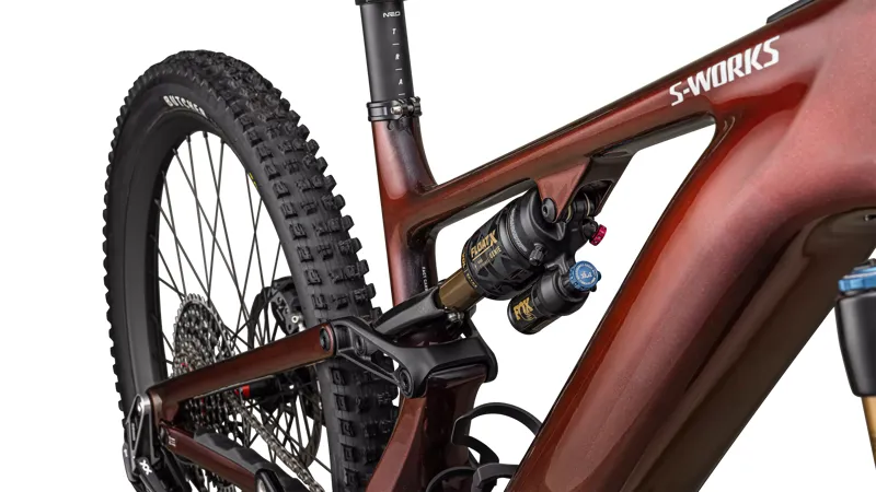 Specialized Turbo Levo S-Works Gen 4 Full Suspension Electric Mountain Bike - Gloss Red Pearl -6