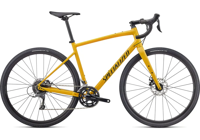 2022 Specialized Diverge E5 Brassy Yellow/Black/Chrome/Clean Gravel Bike