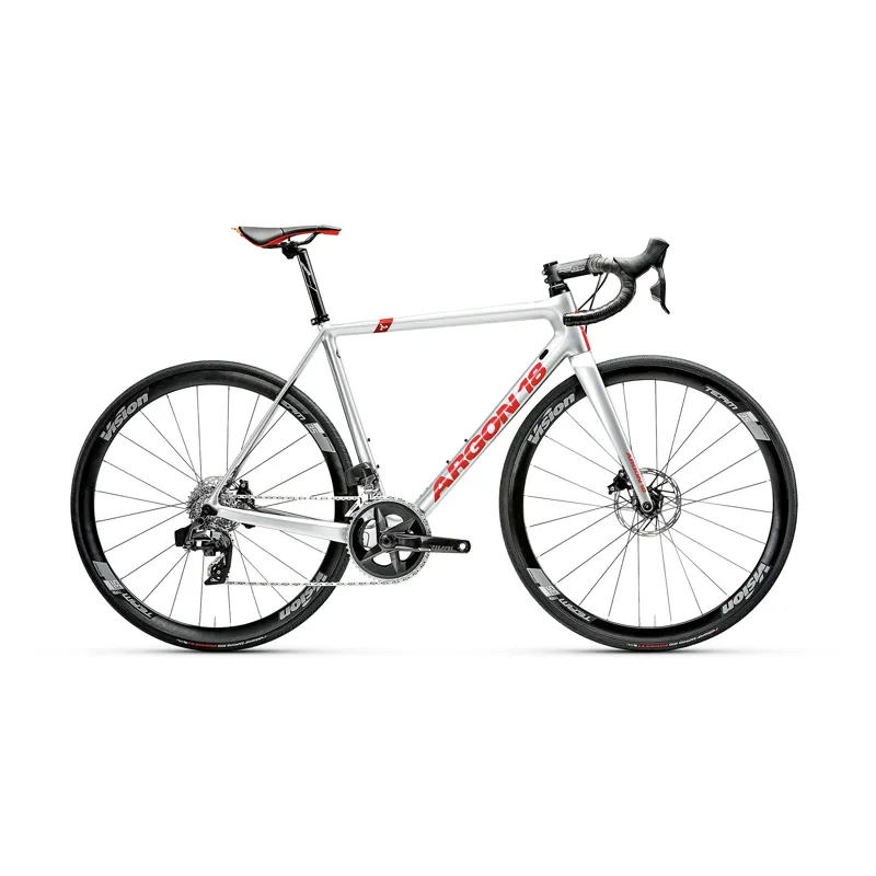 Argon 18 Gallium Cs Disc Frameset 2022: SILVER SURF