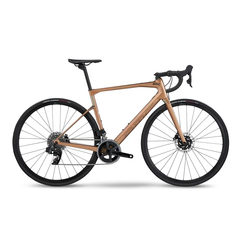 Bmc 2023 Roadmachine Four Rival Axs Hrd Road Bike BROWN/BLACK/TURQOISE