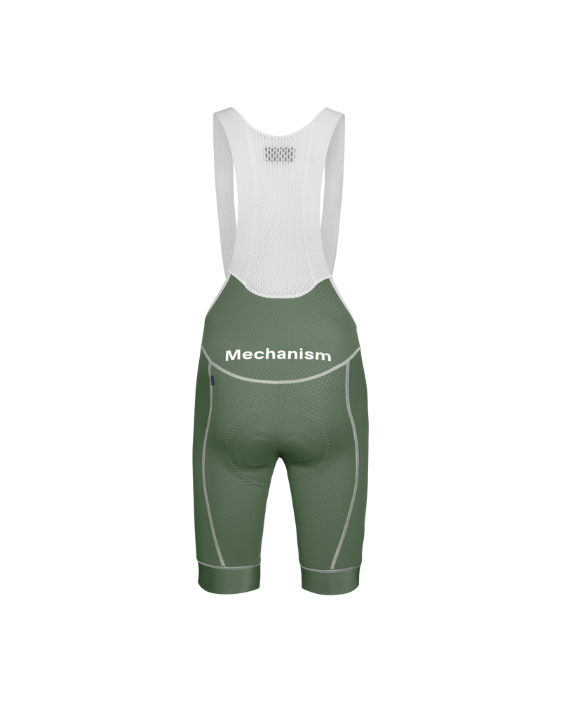 Pas Normal Studios Mechanism Bib Shorts Khaki Green-1