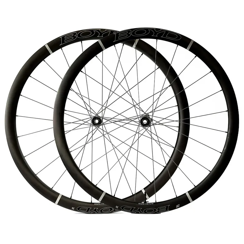 Boyd - 36 Road Disc SL Carbon Wheelset - HG Black 700c