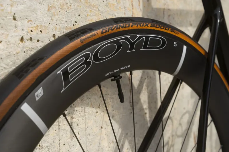 Boyd - 55 Road Disc SL Carbon Wheelset - HG Black 700c-10