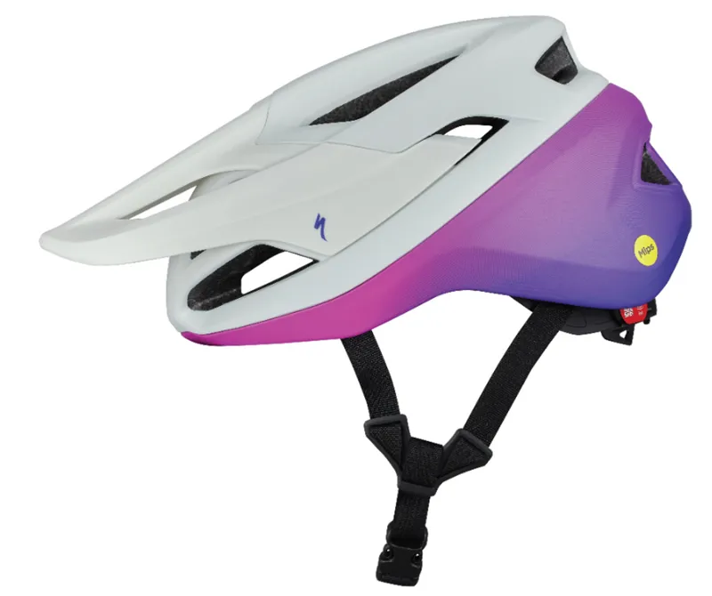 crown and orchid motorcycle helmet Specialized Camber Mountain Bike Helmet White Dune/Purple Orchid