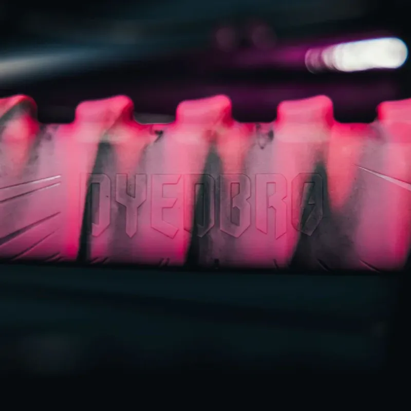 DYEDBRO SHUSH Chainstay Protector - Pink-2