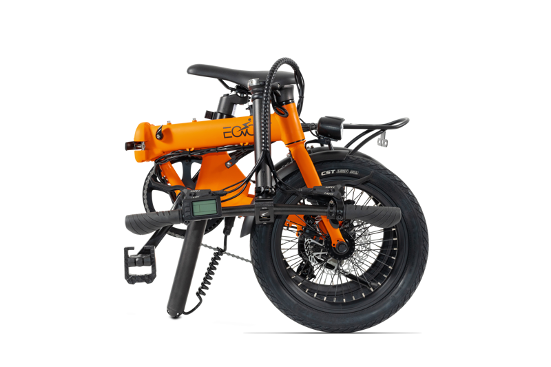 Eovolt City Four 16 Folding Electric Bike - Orange-1