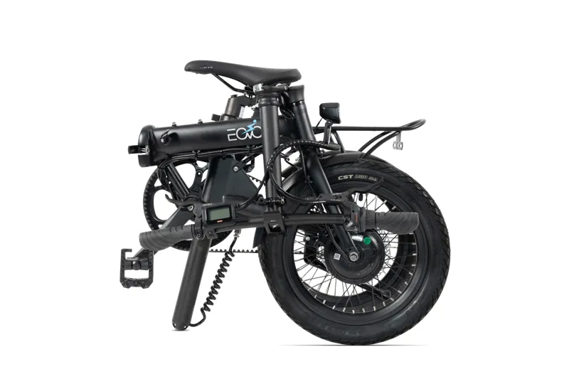 Eovolt City X 16Inch Folding Electric Bike - Black-1