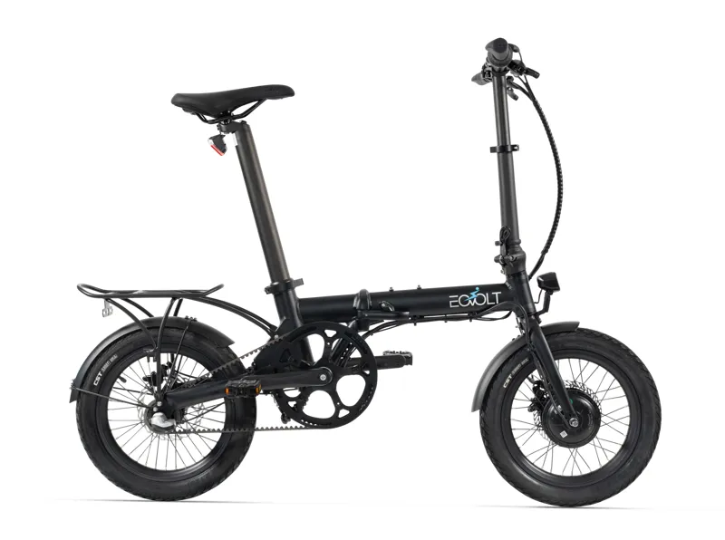 Eovolt City X 16Inch Folding Electric Bike - Black