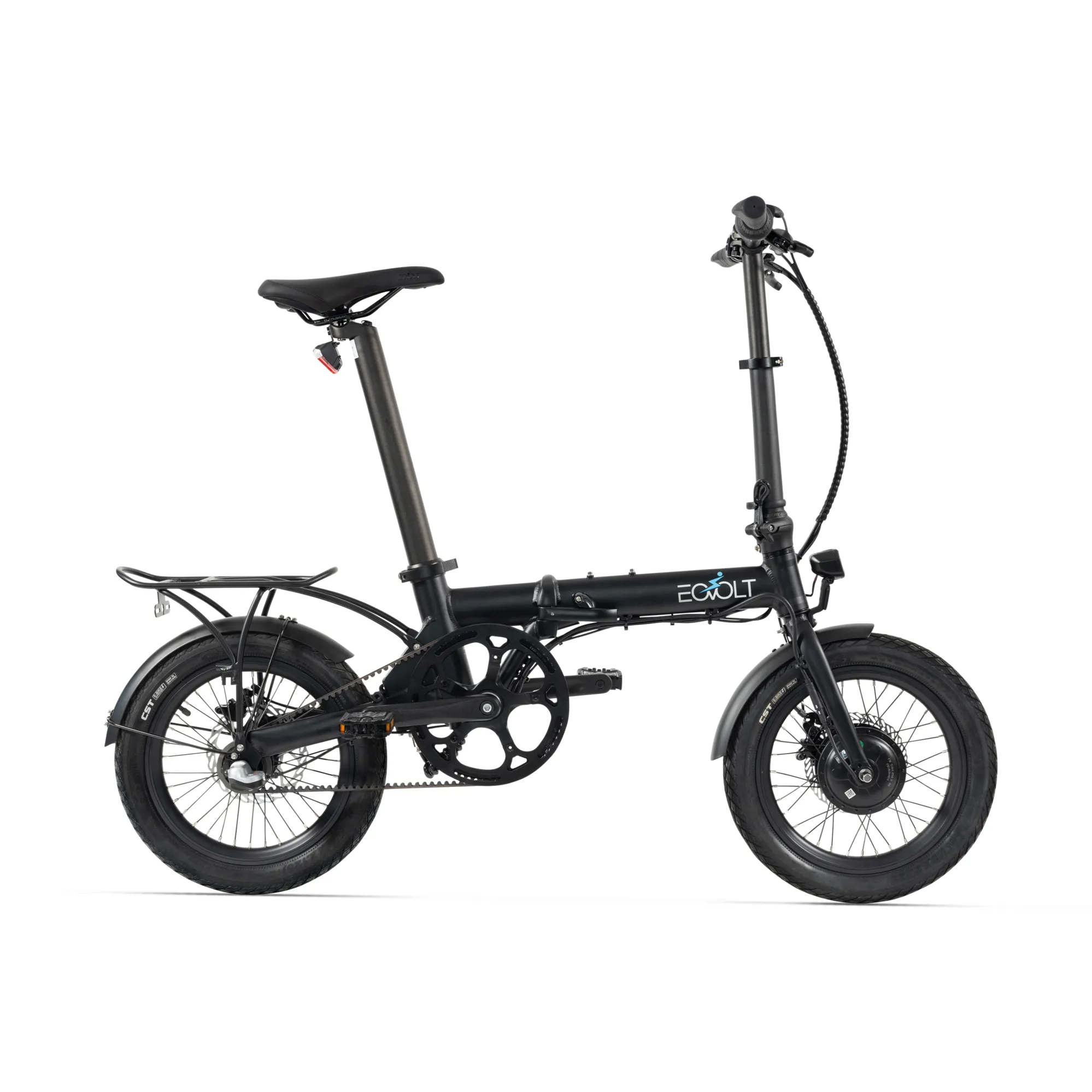 Eovolt City X 16Inch Folding Electric Bike Black