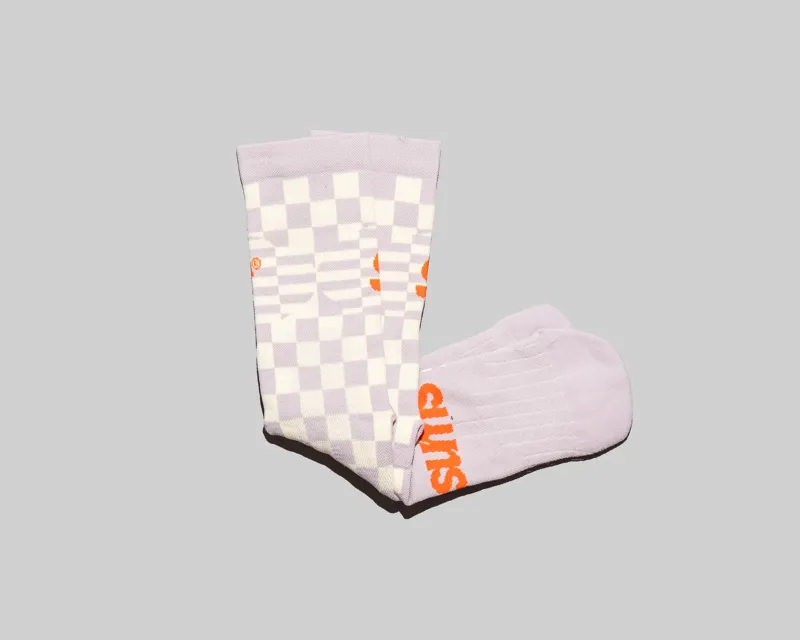 Sums All Seasons Socks - Checkers Cream-1
