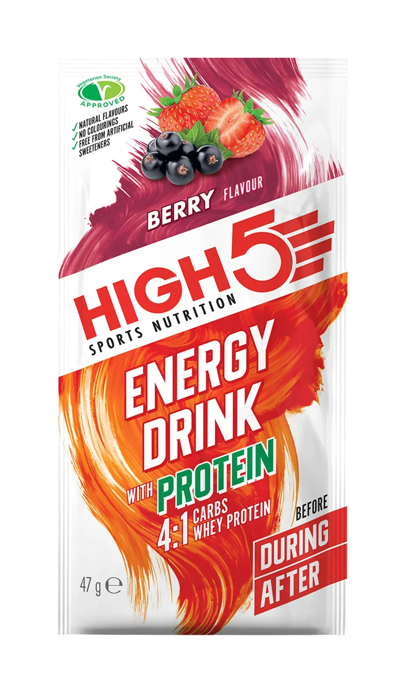 High5 Energy Drink Protein Sachet x12 47g -1