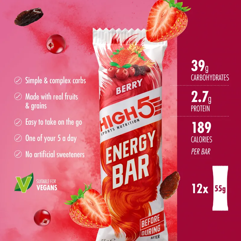 High 5 - Single Energy Bars - Various Flavours-2