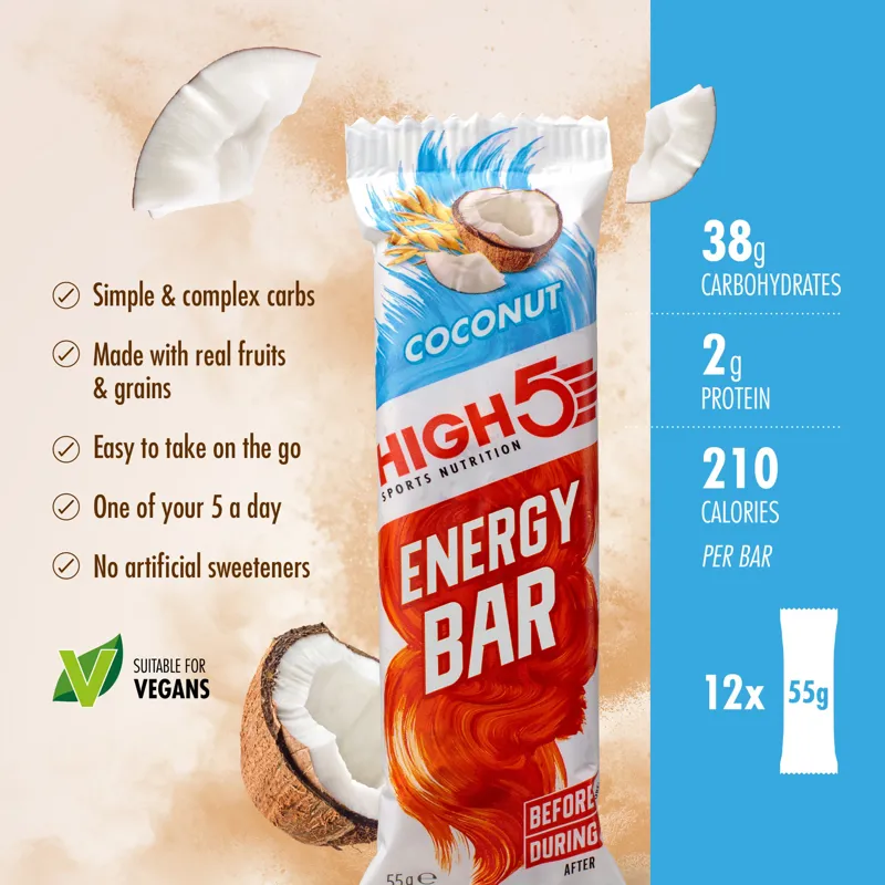 High 5 - Single Energy Bars - Various Flavours-3