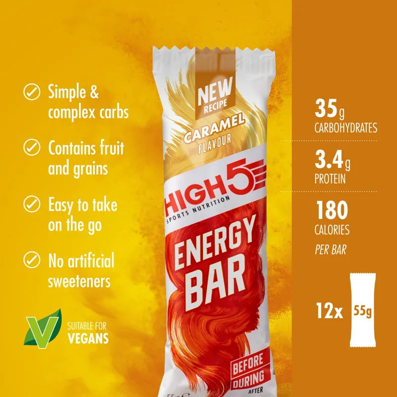 High 5 - Single Energy Bars - Various Flavours-5