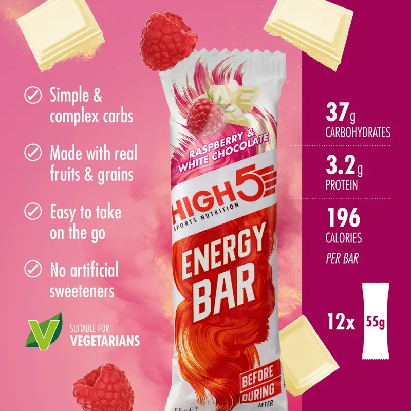 High 5 - Single Energy Bars - Various Flavours-1