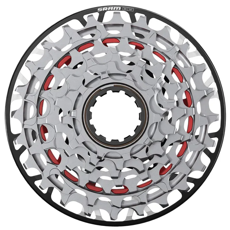 SRAM Cassette XS-797 T-Type 7 Speed Downhill XD: 10-24 for slim drive