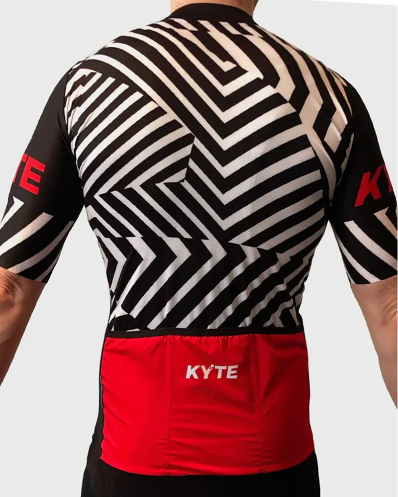 KYTE Glitch Short Sleeve Jersey - Black / White-1