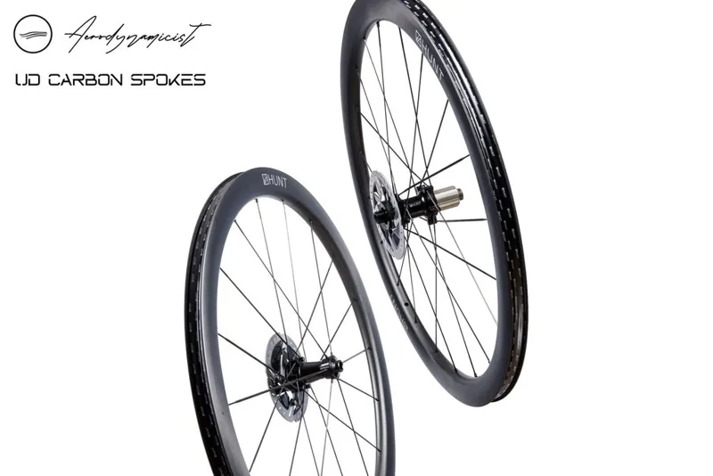 HUNT 44 UD CARBON SPOKE DISC WHEELSET