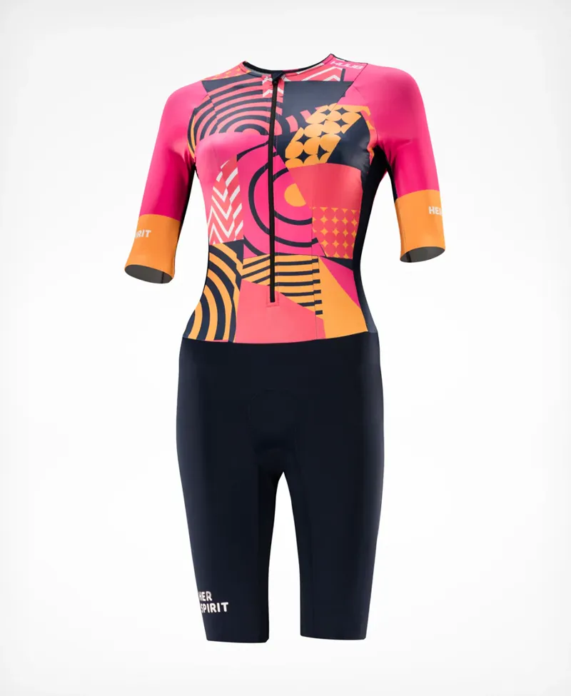 Huub Her Spirit Long Course Tri Suit Patchwork - Womens -2