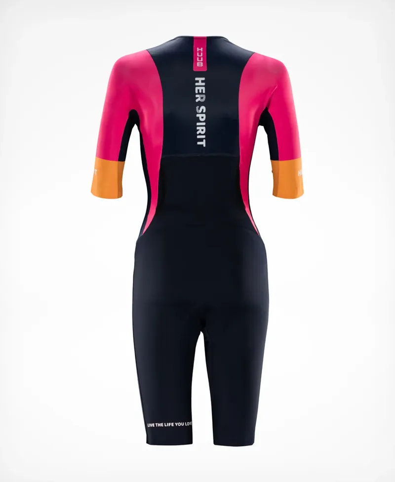 Huub Her Spirit Long Course Tri Suit Patchwork - Womens -1