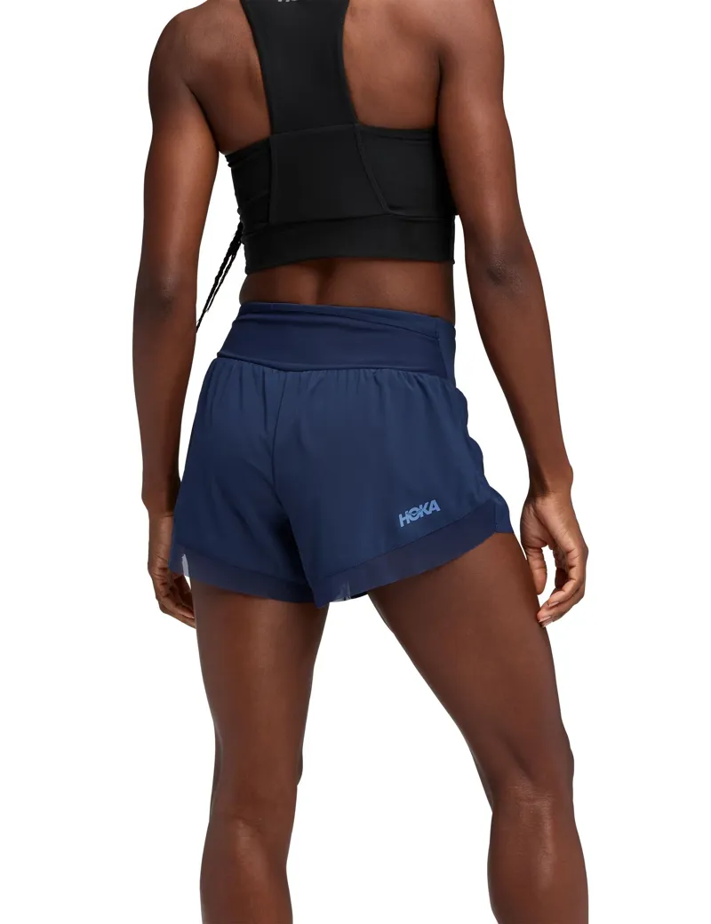 Hoka women's glide 4 short - Navy blue-1