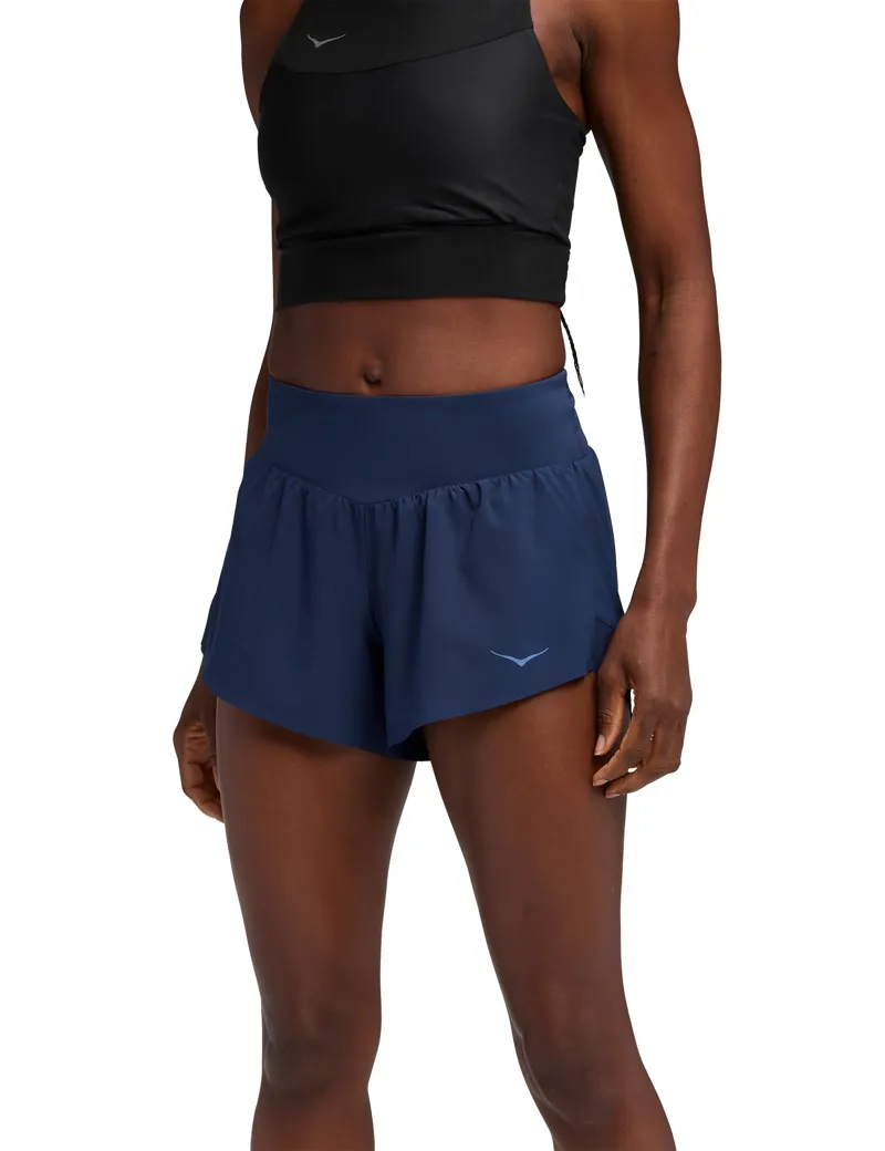 Hoka women's glide 4 short - Navy blue