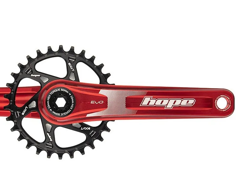 Hope EVO Replacement 165mm Drive Side Crankarm in Red