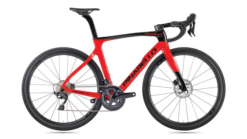 Pinarello Prince Ultegra Di2 12S Disc Road Bike Red
