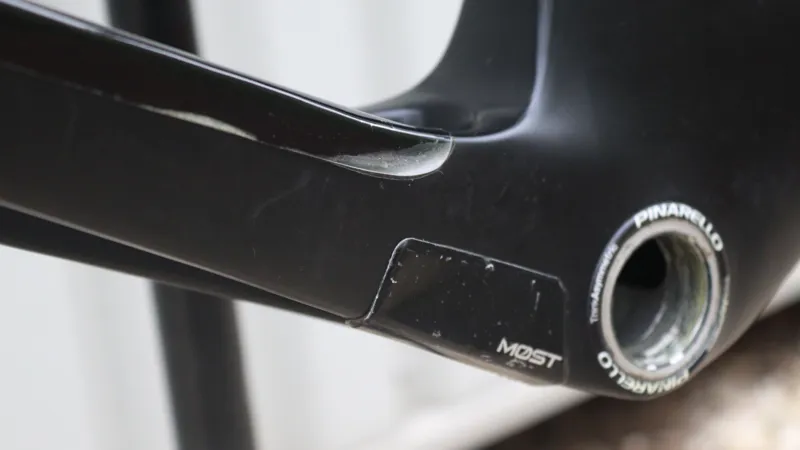 Pinarello Dogma F Disk frameset + Handlebars - Eruption Red - Approved Used -3