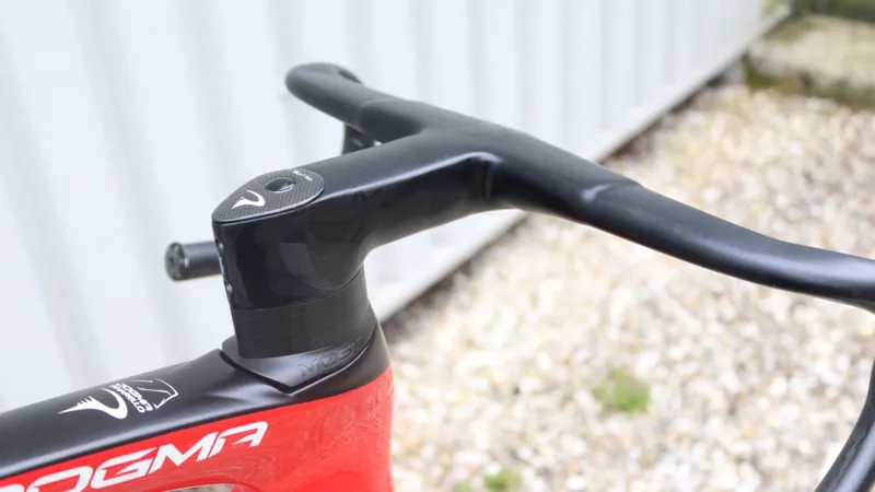 Pinarello Dogma F Disk frameset + Handlebars - Eruption Red - Approved Used -7