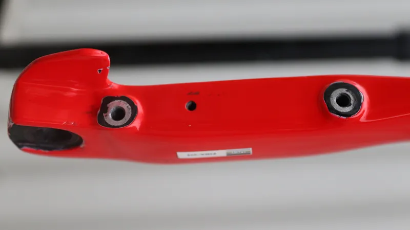 Pinarello Dogma F Disk frameset + Handlebars - Eruption Red - Approved Used -9