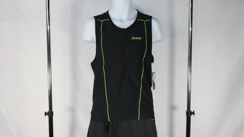 Zoot Performance Tri Tank - Men's - Black/Green-1