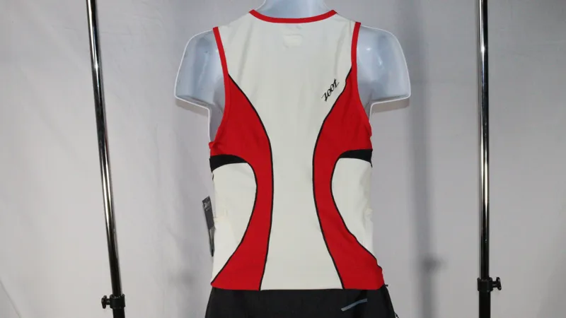 Zoot Tri Fit Tank - Men's - Red/Black - Medium-3