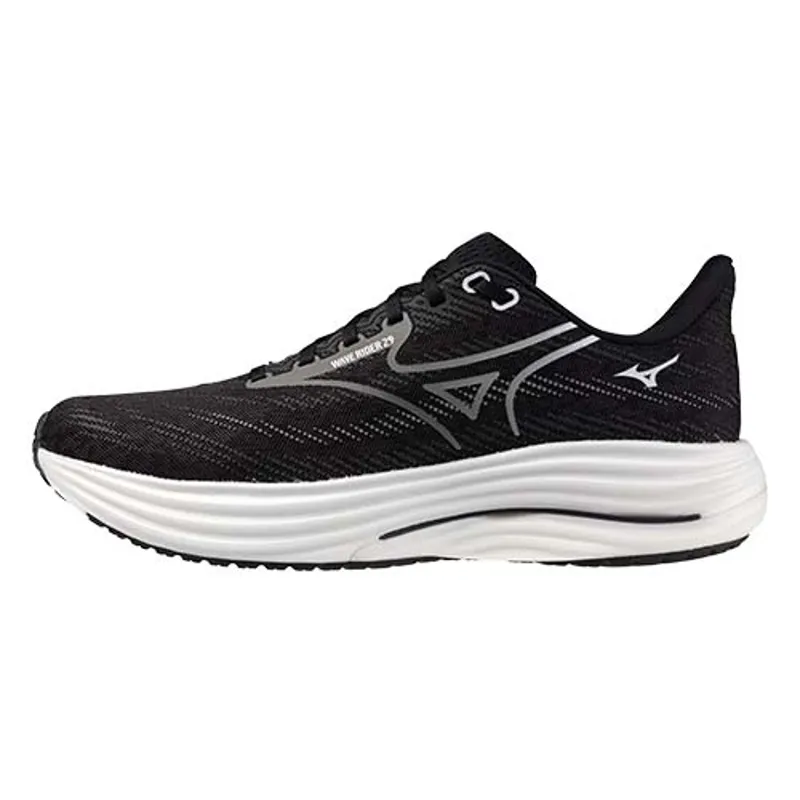 Mizuno Wave Rider 29 - Men's Shoes - Estate Blue/White/Lightning-2