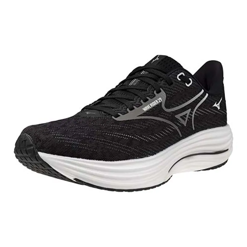 Mizuno Wave Rider 29 - Men's Shoes - Estate Blue/White/Lightning-3
