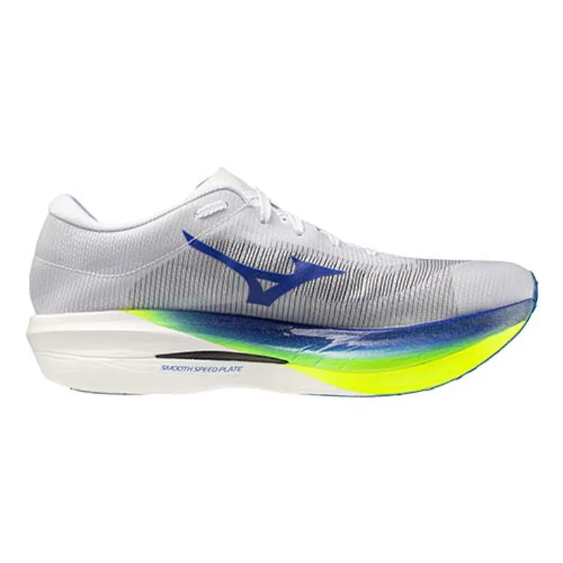 Mizuno Hyperwarp Elite - Unisex - White/Lightning Yellow/Daz Blue-5