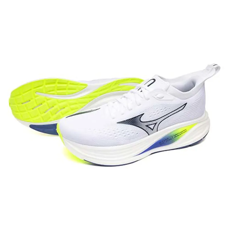 Mizuno Neo Zen 2 - Men's Shoe - White/Estate Blue/Lightning Yellow-1