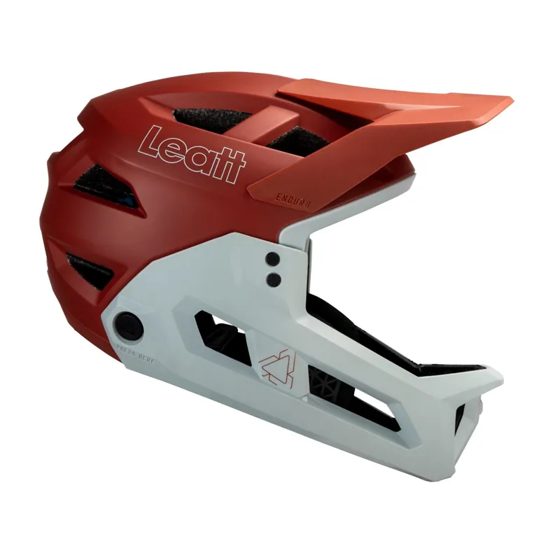 Leat MTB Enduro 2.0 Full Face Mountain Bike Helmet Red / White-2