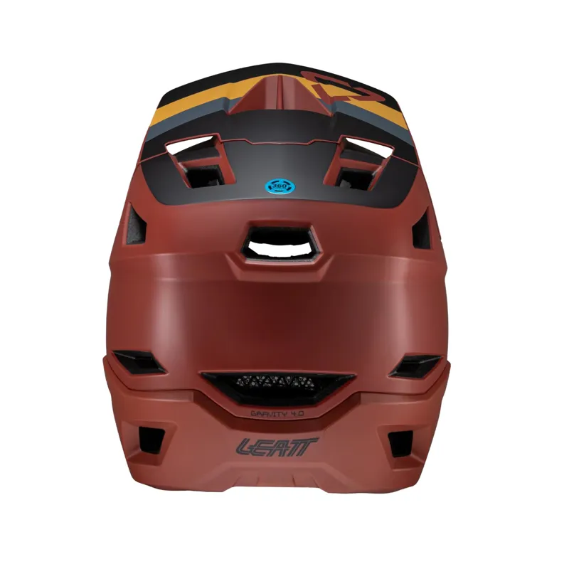 Leatt Gravity 4.0 MTB Helmet in Lava-2