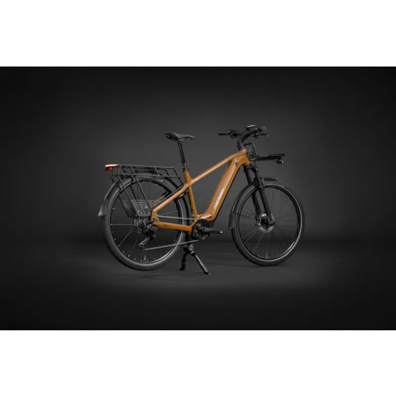 Merida eFloat HD 700 EQ E-Hybrid Bike in Fall Leaf Brown/Grey-1