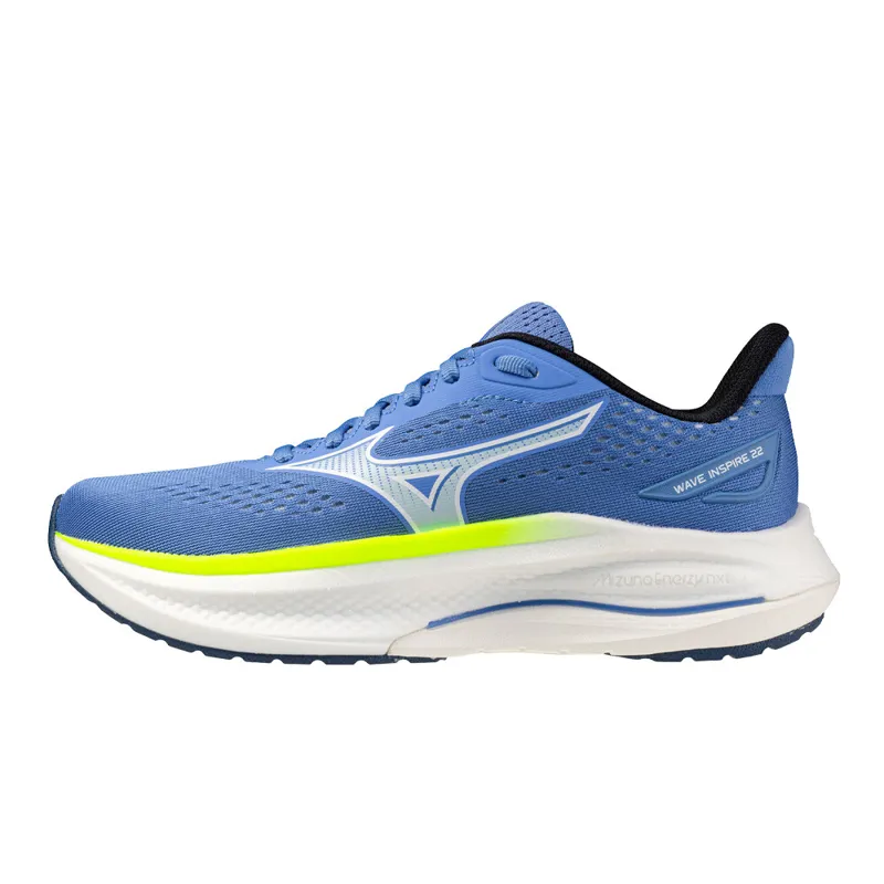 Mizuno Wave Inspire 22 - Women's shoe - Ultramarine/White/Lightning Yellow